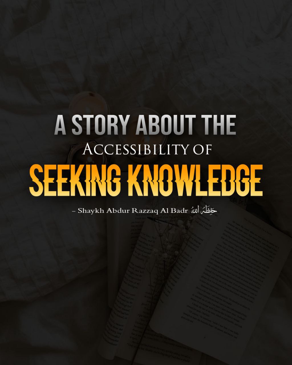 Read more about the article <strong>A STORY ABOUT THE ACCESSIBILITY OF SEEKING KNOWLEDGE</strong>.